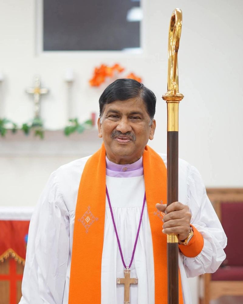 The Most Rev. Dr. K. Reuben Mark, Moderator of the Church of South India